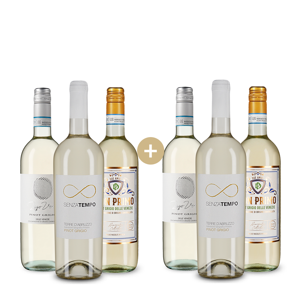 3+3 Pinot Grigio: Unsere Top-Hits – Gold