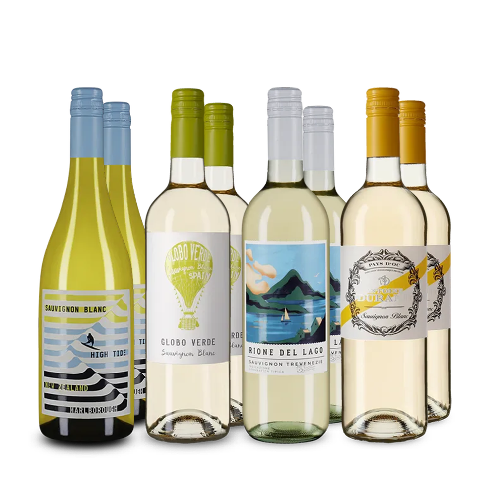Internationale Sauvignon-Blanc-Hits im 4x2-Paket – Gold