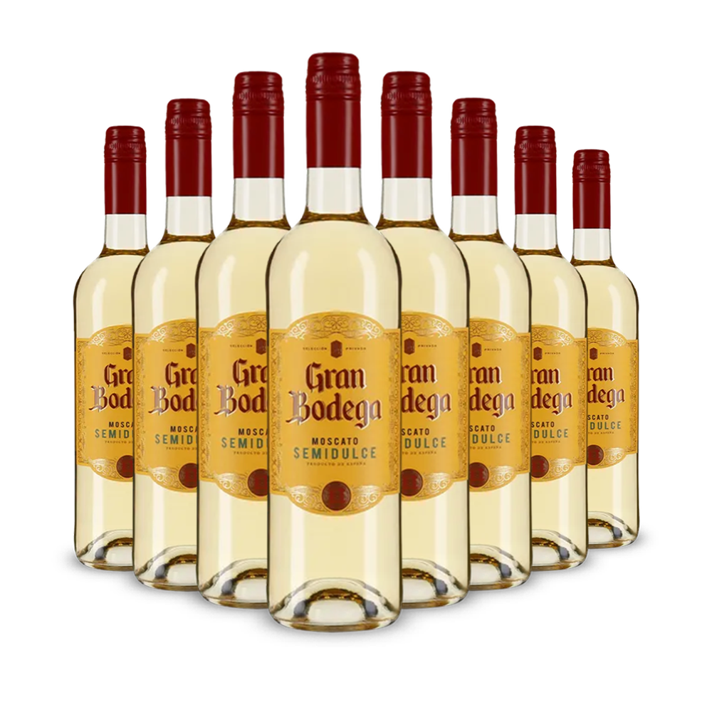 8 Flaschen Moscato semidulce 2024 – Gold
