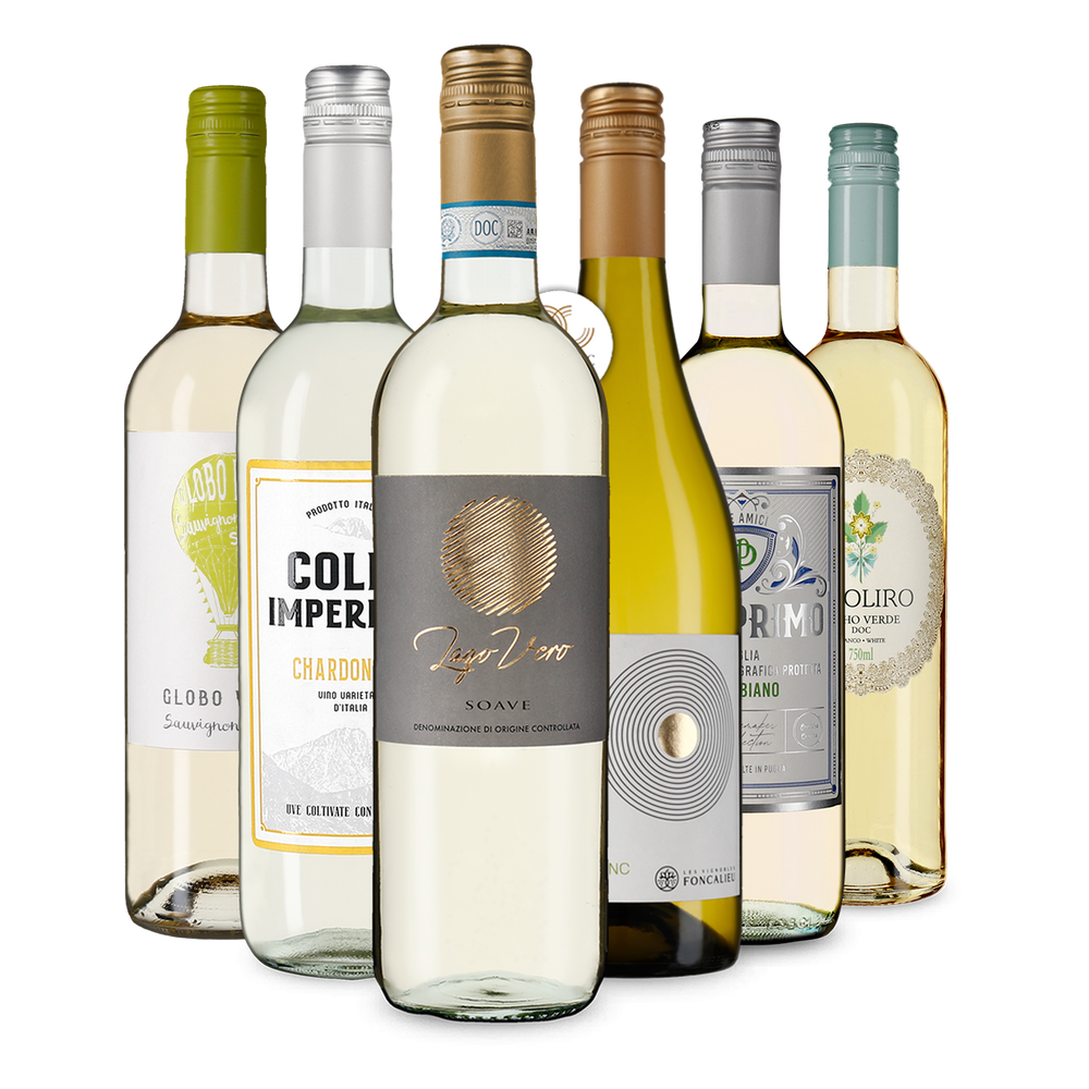 6x1 Weißwein Entdeckerpaket Europa
