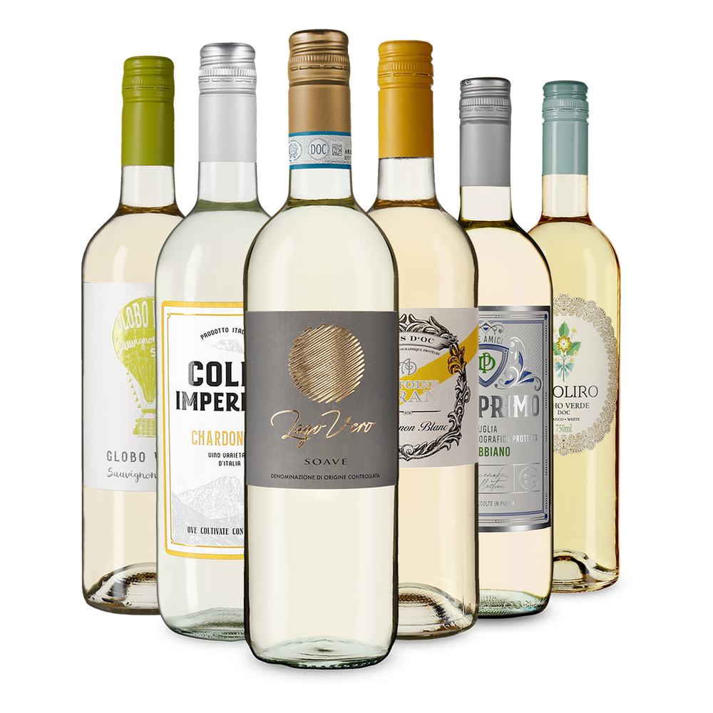 6x1 Weißwein Entdeckerpaket Europa