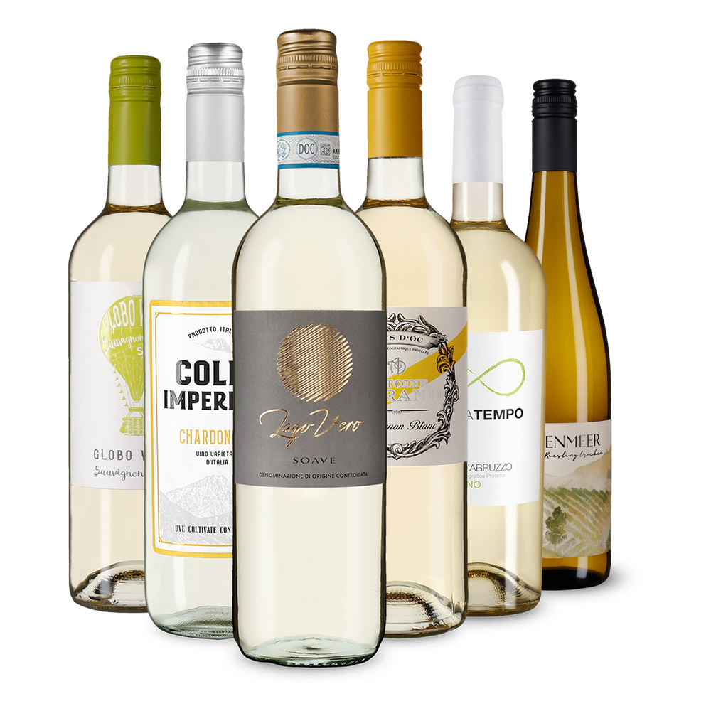 6x1 Weißwein Entdeckerpaket Europa
