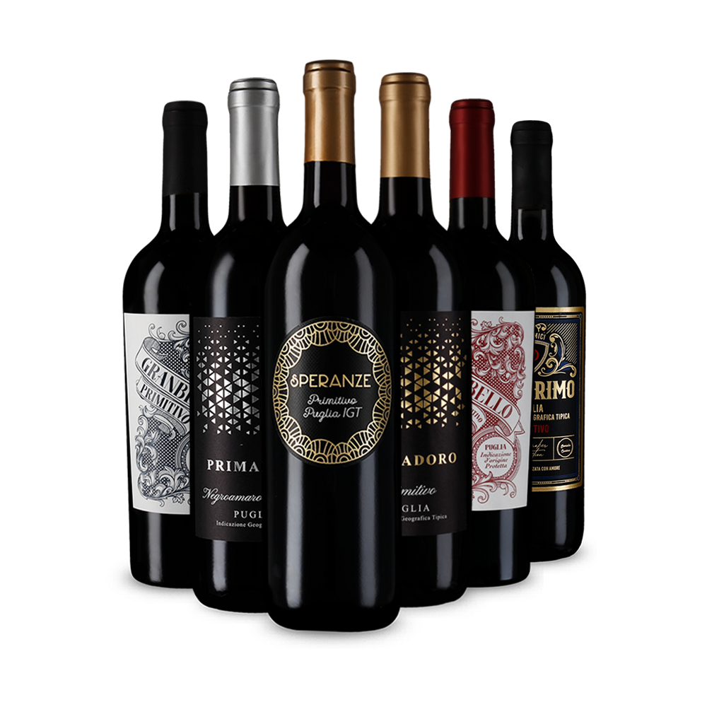 Der Trend-Rotwein Nr. 1: Primitivo im Entdeckerpaket – Gold