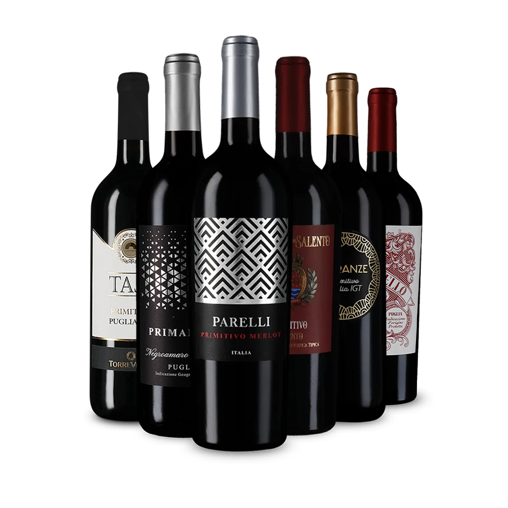 Der Trend-Rotwein Nr. 1: Primitivo im Entdeckerpaket – Gold