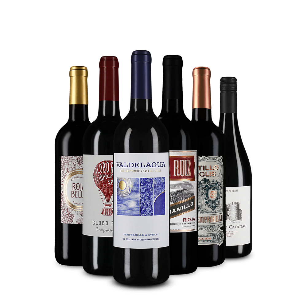 6x1 Spanische Rotweine im Entdeckerpaket