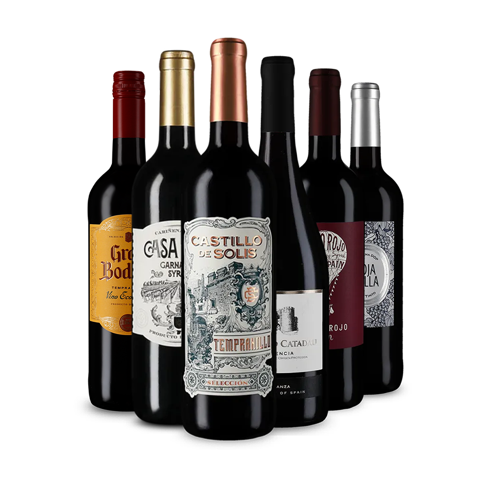 Temperamentvoll: spanische Rotweine im Entdeckerpaket – Gold