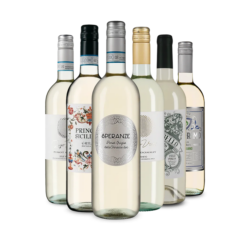 Italienischer Weißwein: unsere Verkostungsstars im Paket – Gold