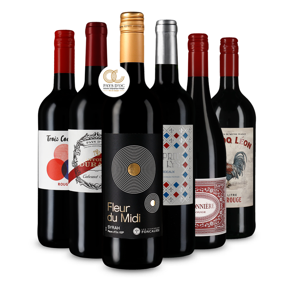 6x1 Rotwein Entdeckerpaket Frankreich