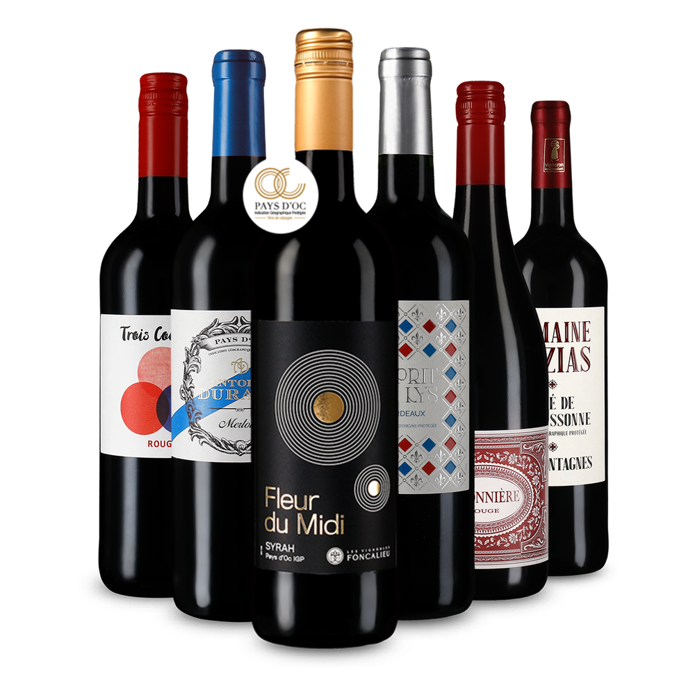 6x1 Rotwein Entdeckerpaket Frankreich