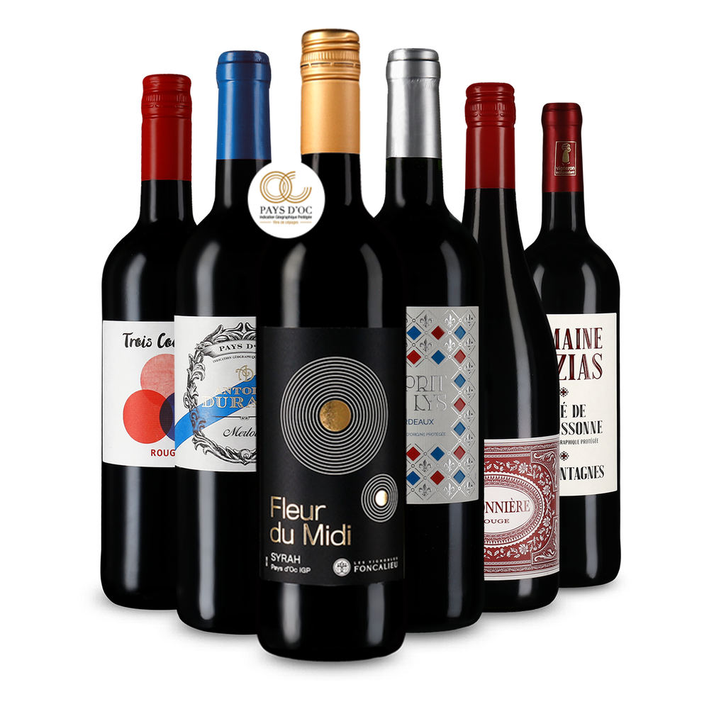 6x1 Rotwein Entdeckerpaket Frankreich
