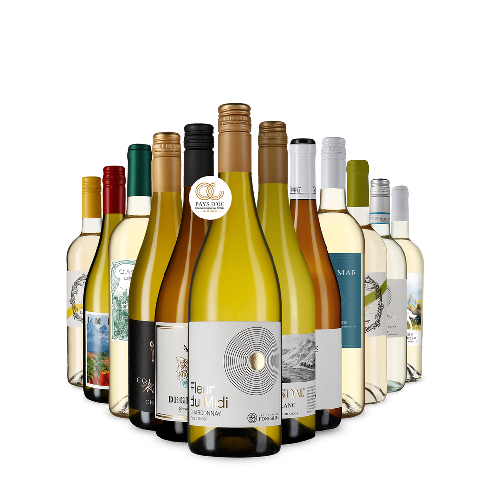 Die Weißwein-Vielfalt im Kennenlernpaket – Gold