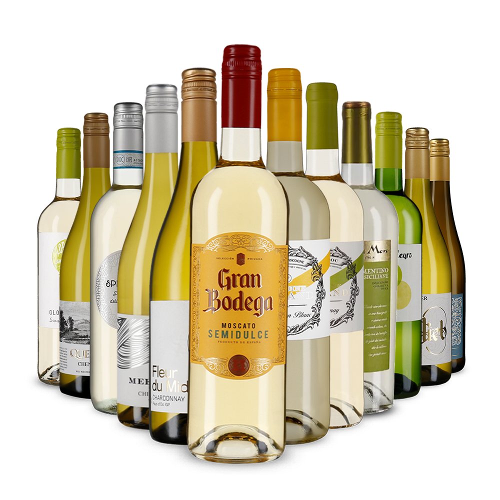 Die Weißwein-Vielfalt im Kennenlernpaket – Gold