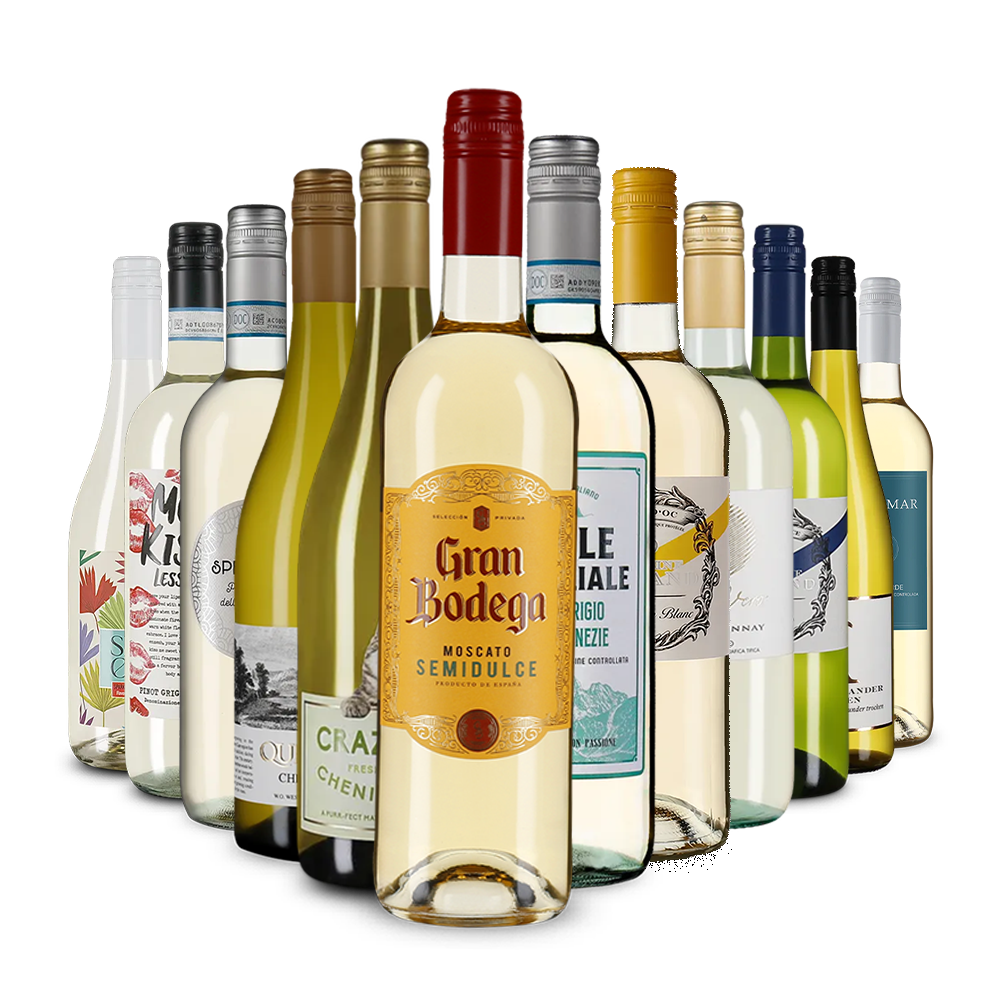 Die Weißwein-Vielfalt im Kennenlernpaket – Gold