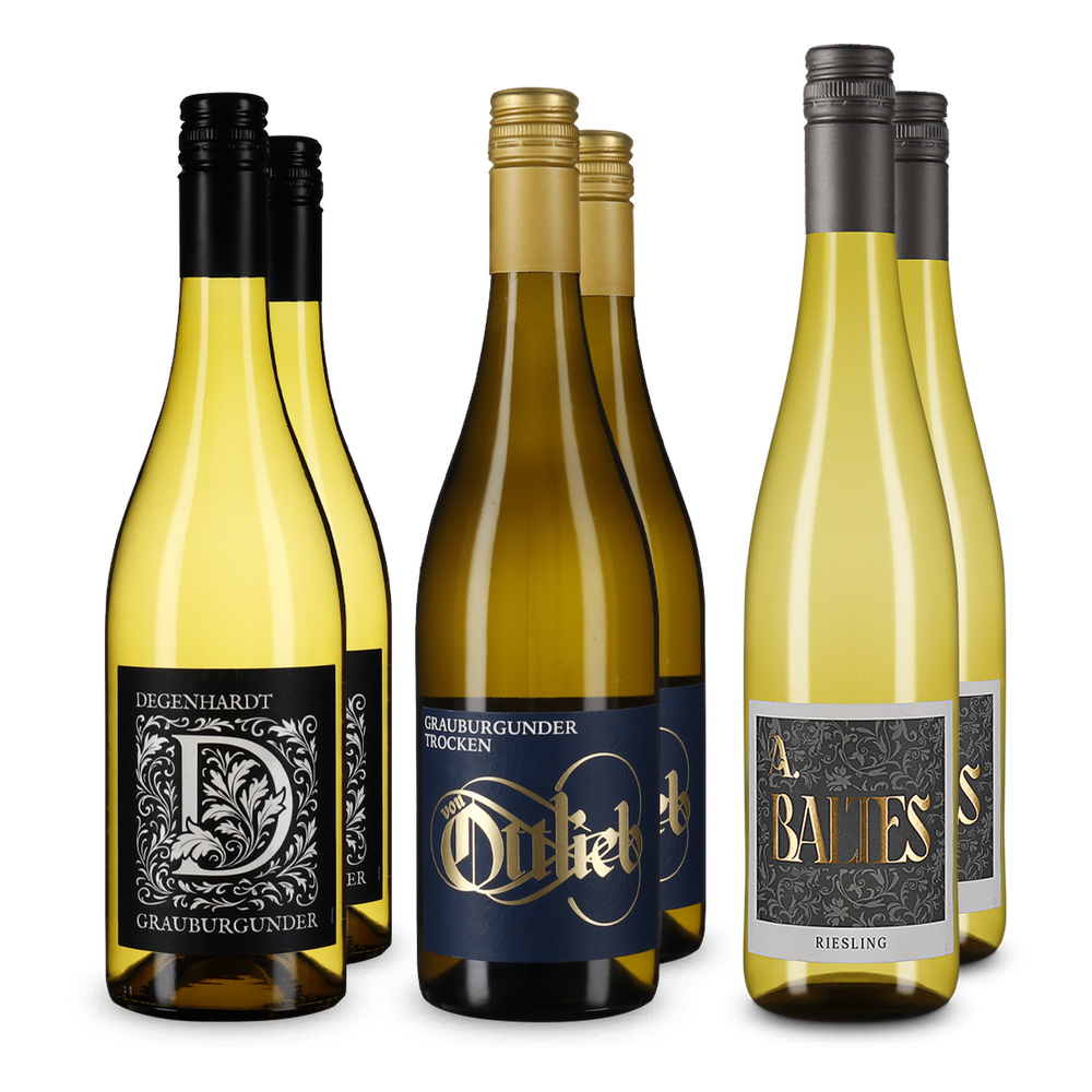 3x2 Weißwein Entdeckerpaket Deutschland