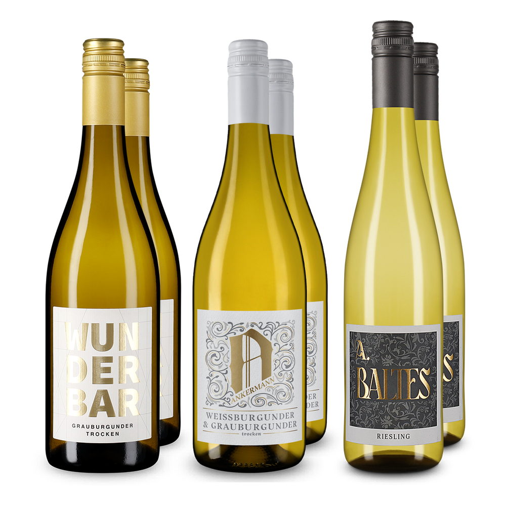 3x2 Weißwein Entdeckerpaket Deutschland
