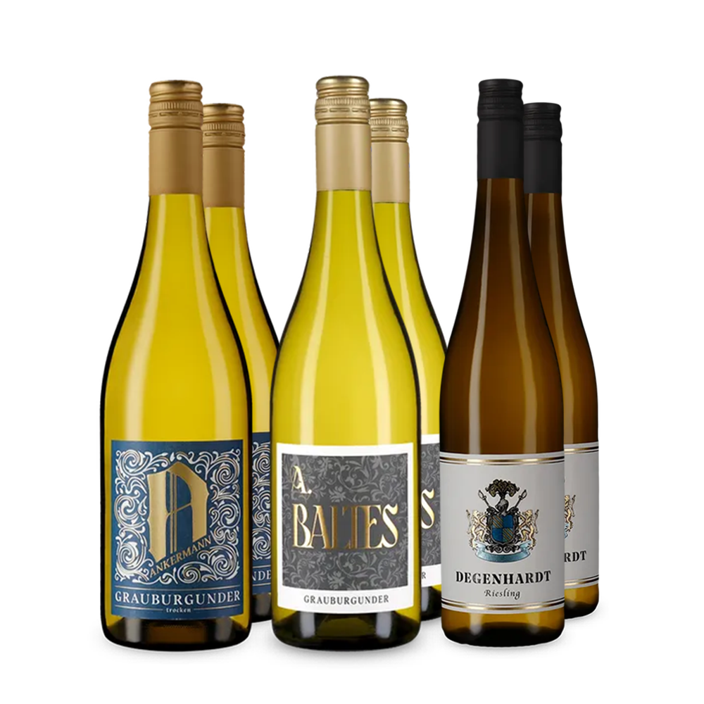 Deutsche Weißweine im Entdeckerpaket – Gold