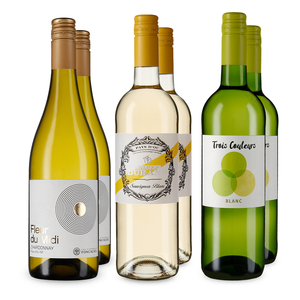 3x2 Weißwein Entdeckerpaket Frankreich