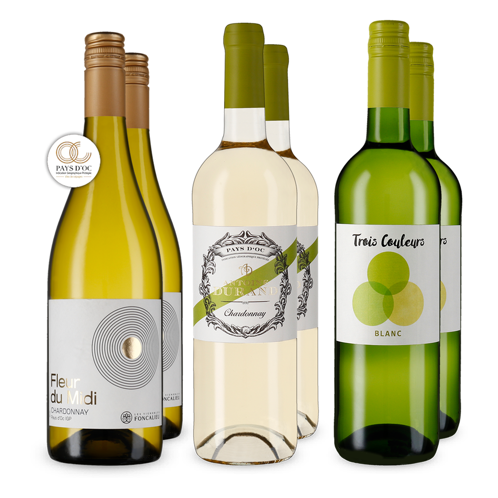 3x2 Weißwein Entdeckerpaket Frankreich