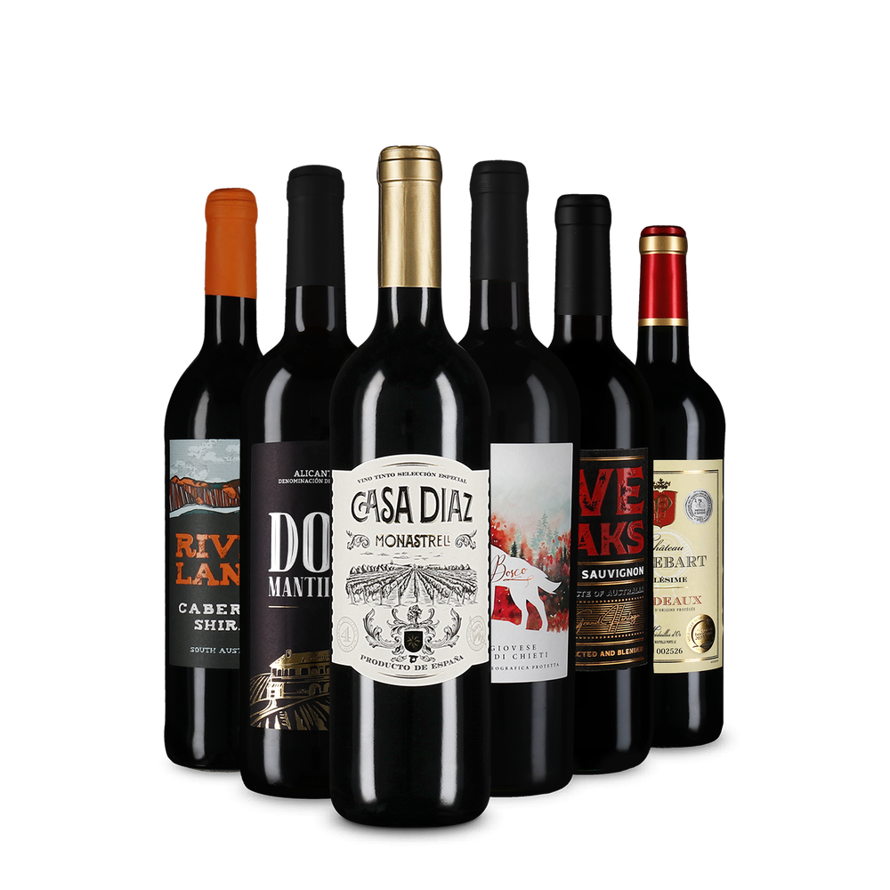 Rotwein international: das Goldsieger-Paket