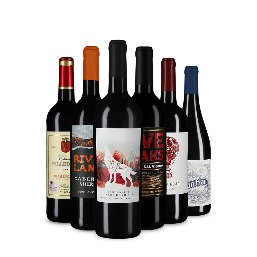Rotwein international: das Goldsieger-Paket