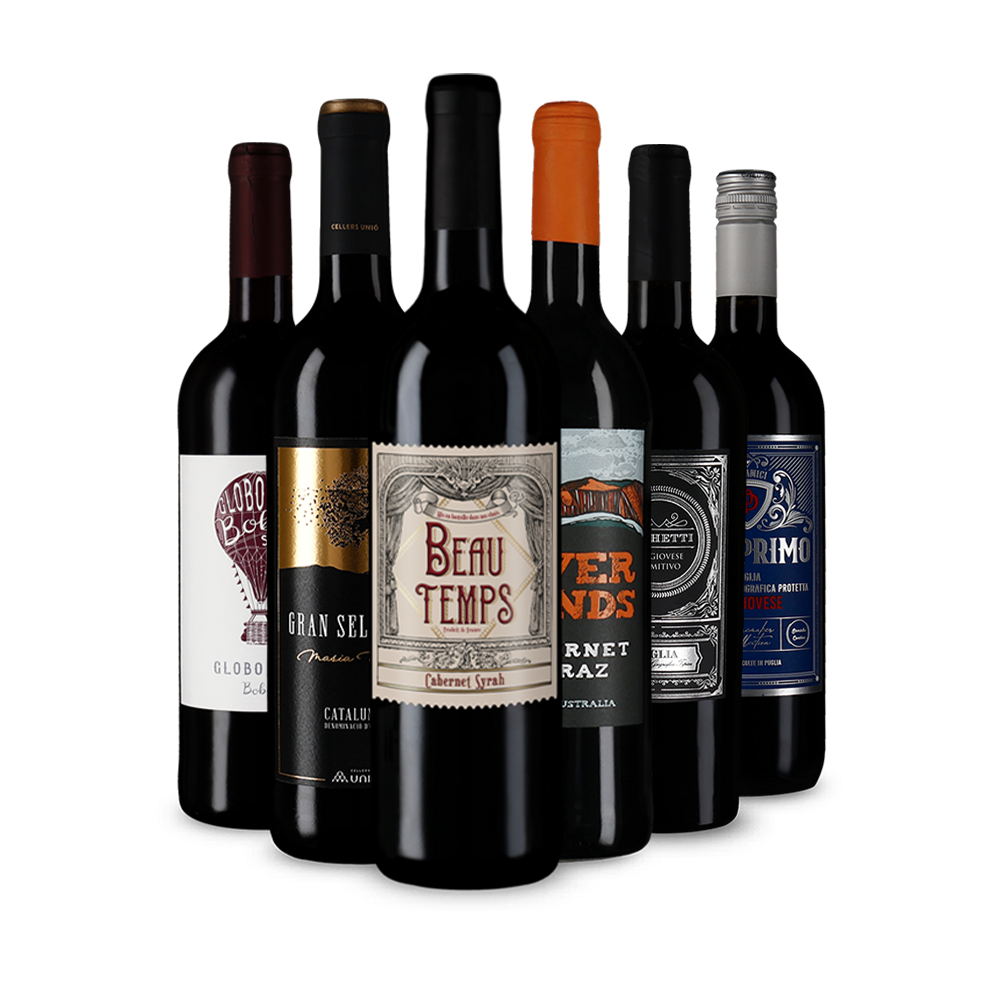 Rotwein international: das Goldsieger-Paket – Gold