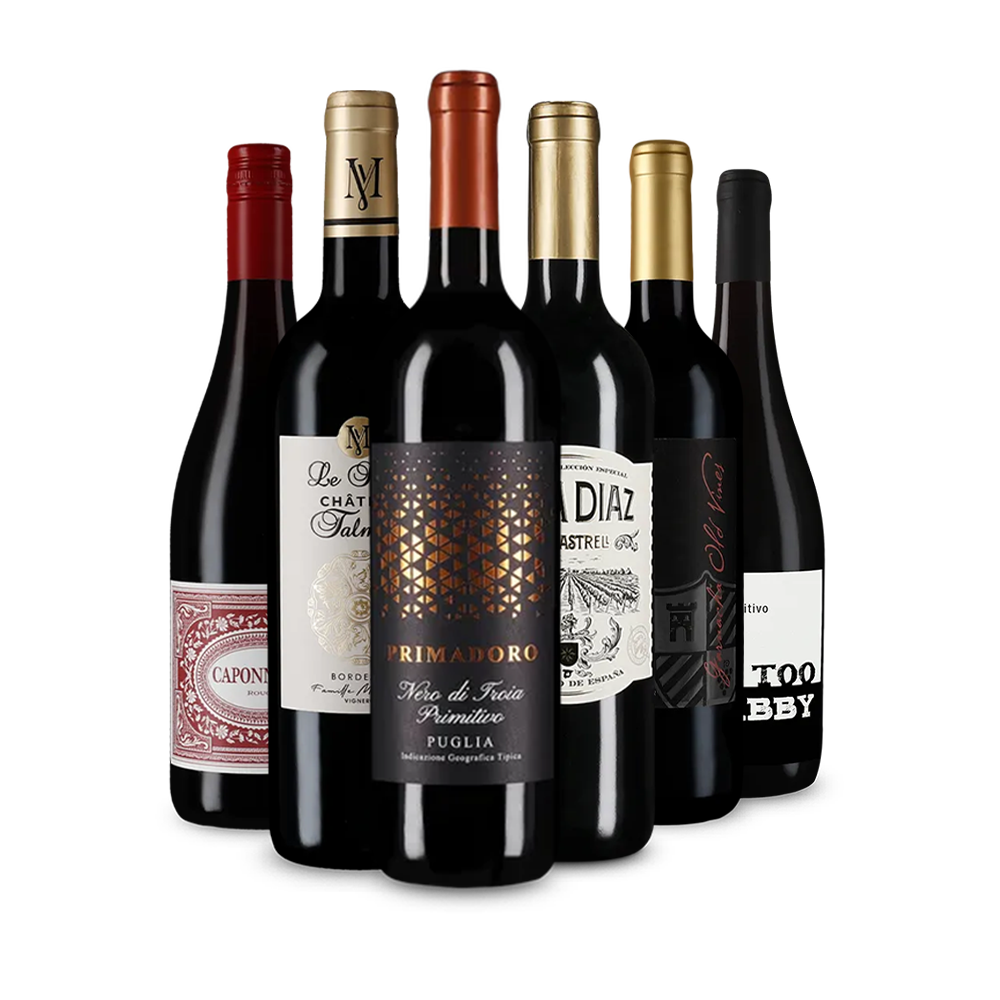 Rotwein international: das Goldsieger-Paket