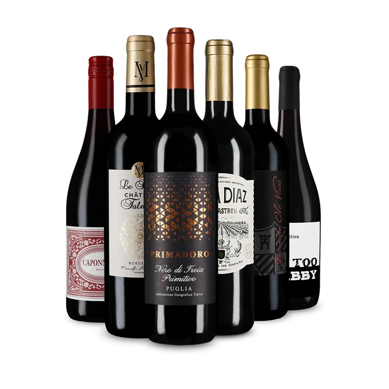 Rotwein international: das Goldsieger-Paket – Gold