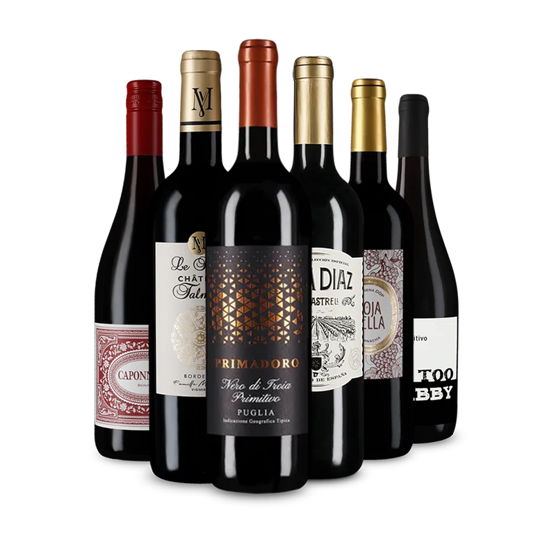 Rotwein international: das Goldsieger-Paket