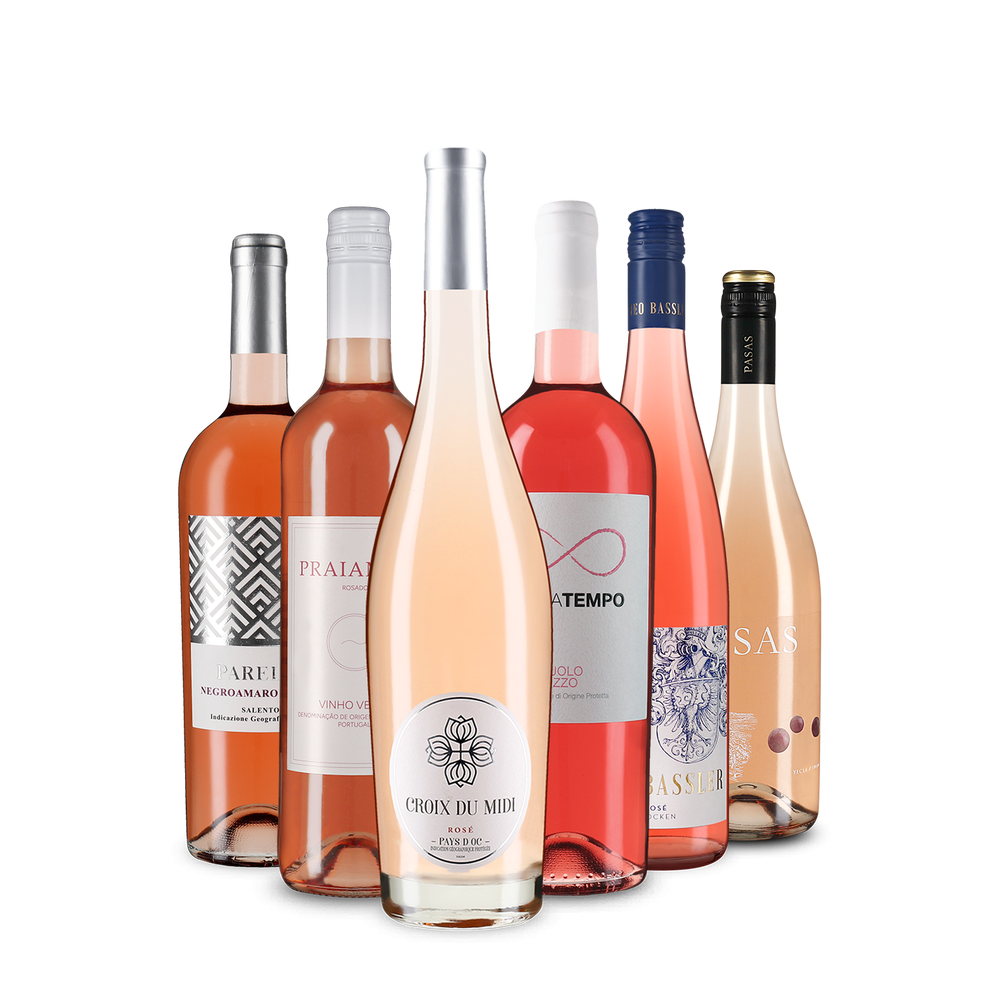 6x1 Europas Rosé-Vielfalt im Entdeckerpaket