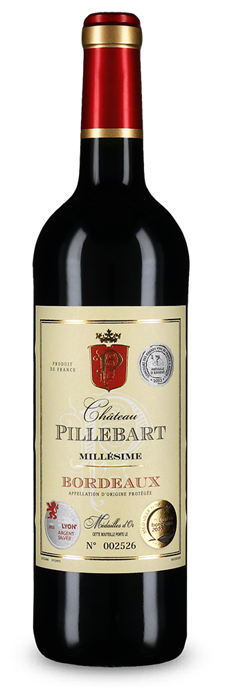 Château Pillebart Bordeaux 2022 – Gold