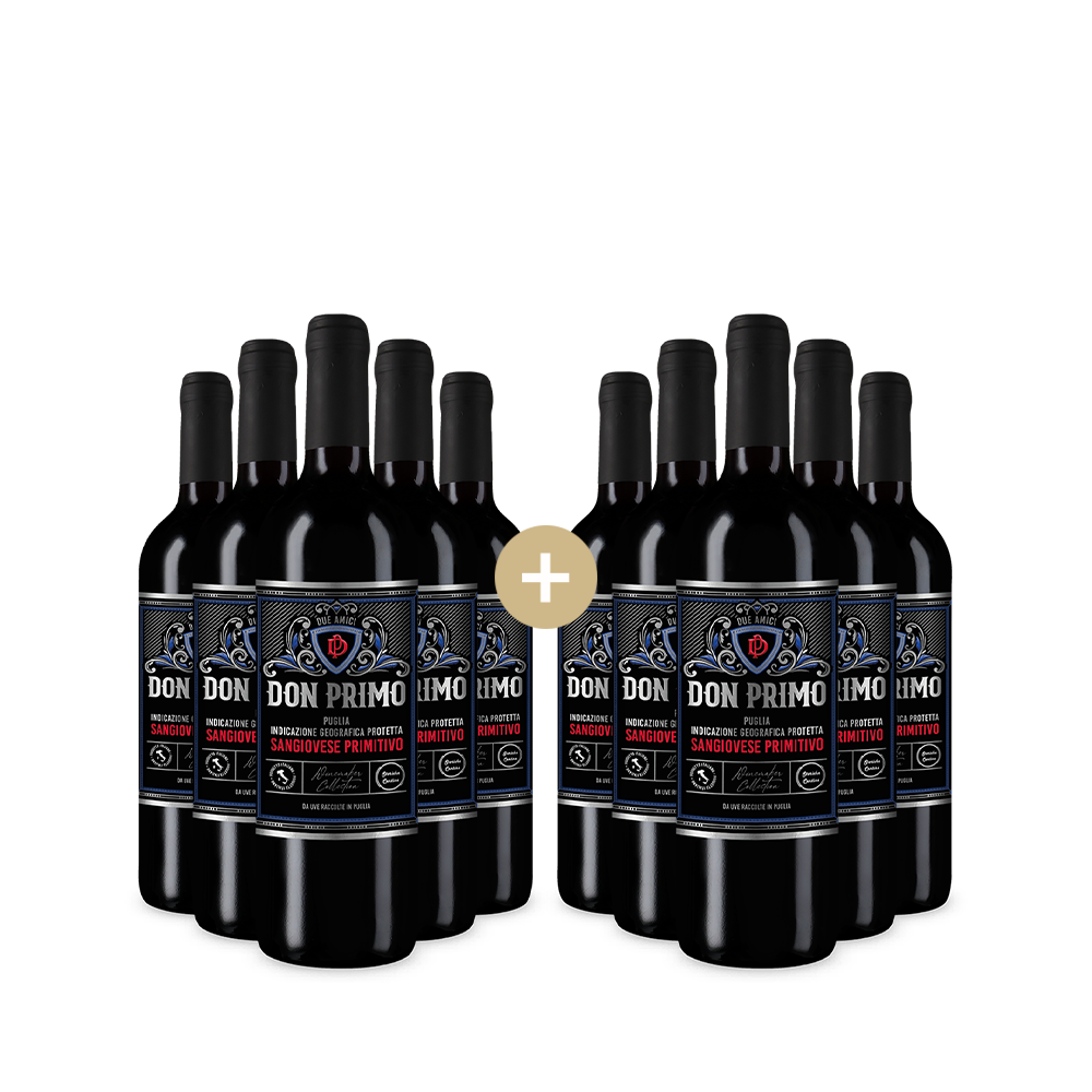 5+5 Flaschen Sangiovese Primitivo 2024 – Gold