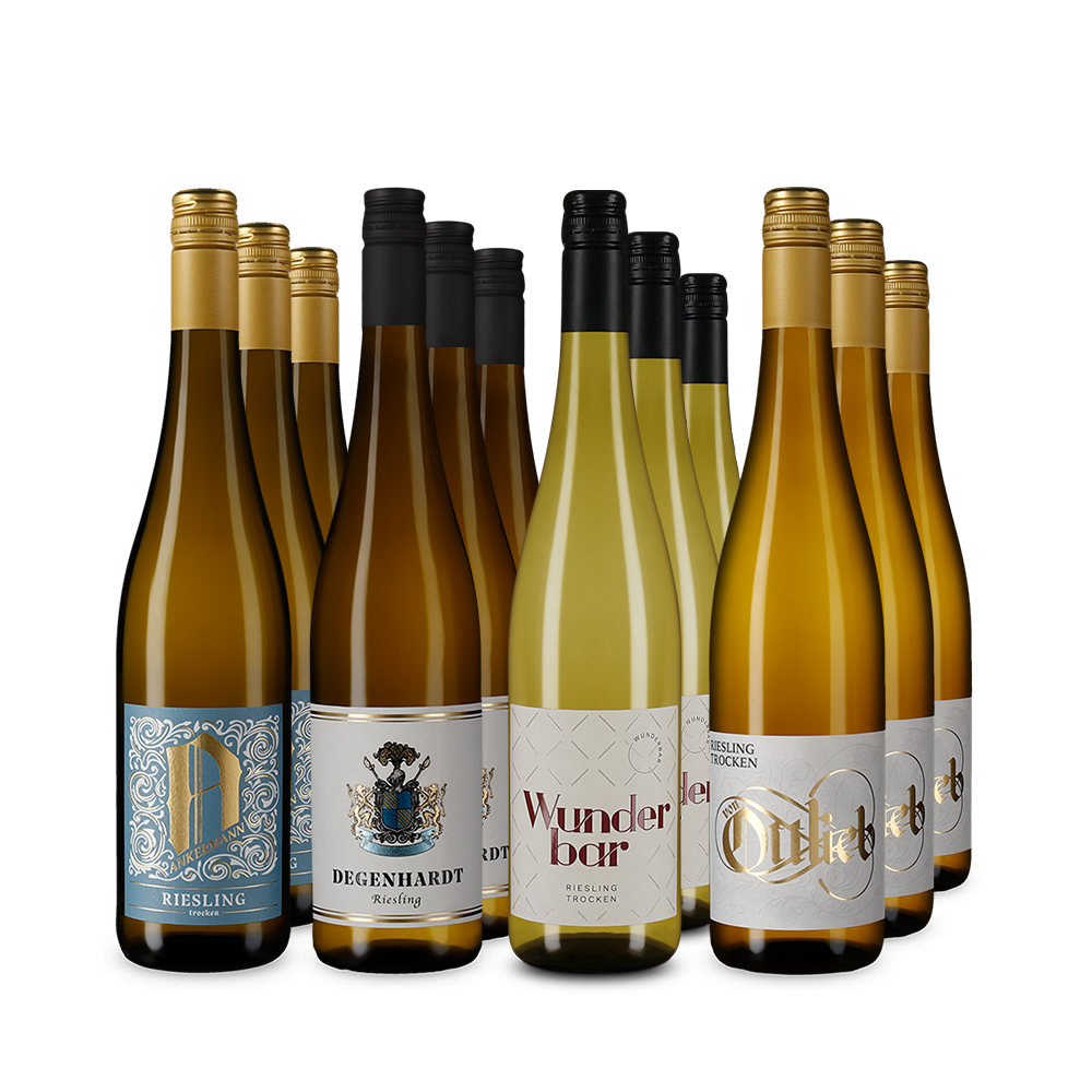 Pfälzer Riesling-Hits im 4x3-Paket