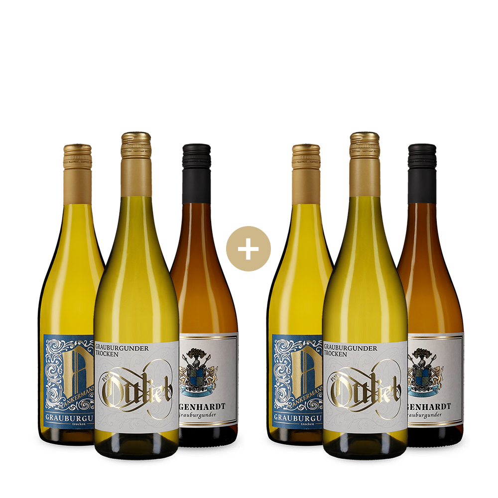 3+3 Flaschen: Pfälzer Grauburgunder-Hits – Gold