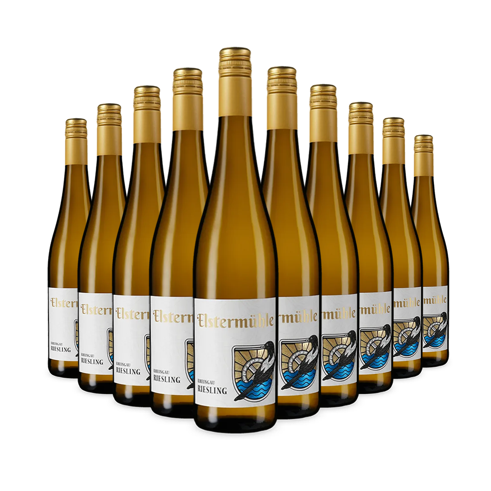 10 Flaschen Riesling trocken 2024 – Gold