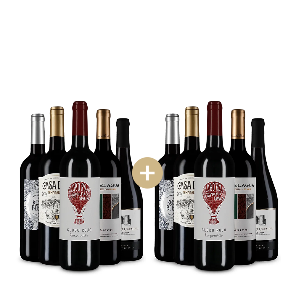 5+5 Flaschen: Spanische Rotwein-Hits – Gold