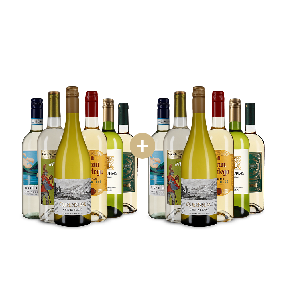 6+6 Flaschen: Internationale Weißwein-Hits – Gold