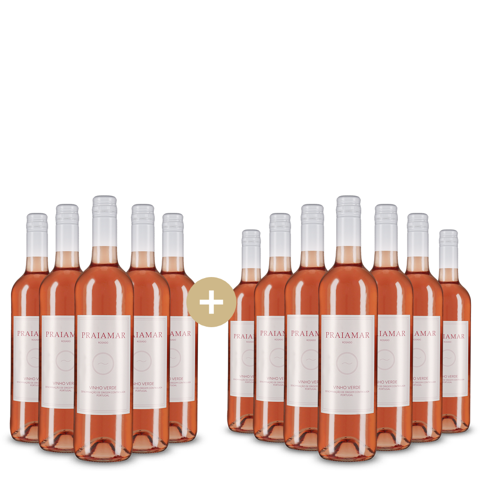5+7 Flaschen Vinho Verde Rosé