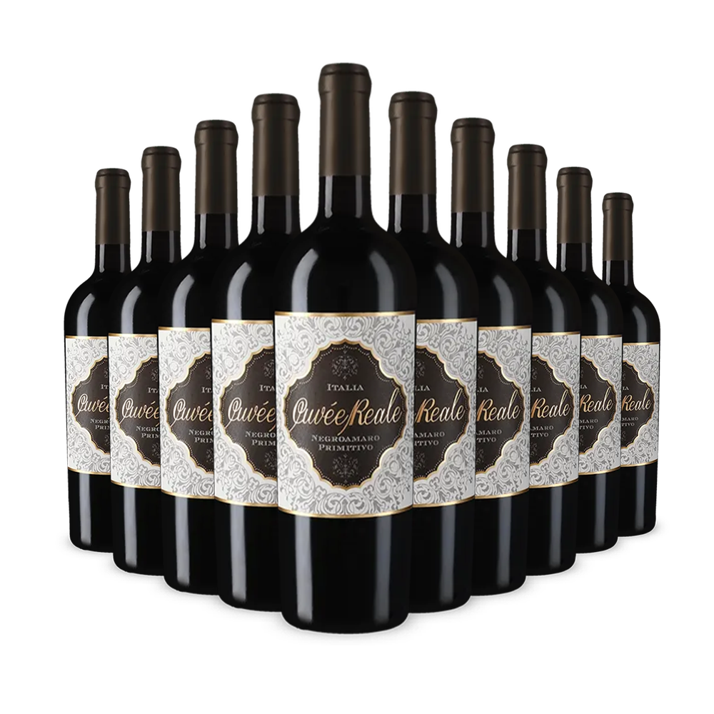 10 Flaschen Cuvée Reale Negroamaro Primitivo 2024 – Gold