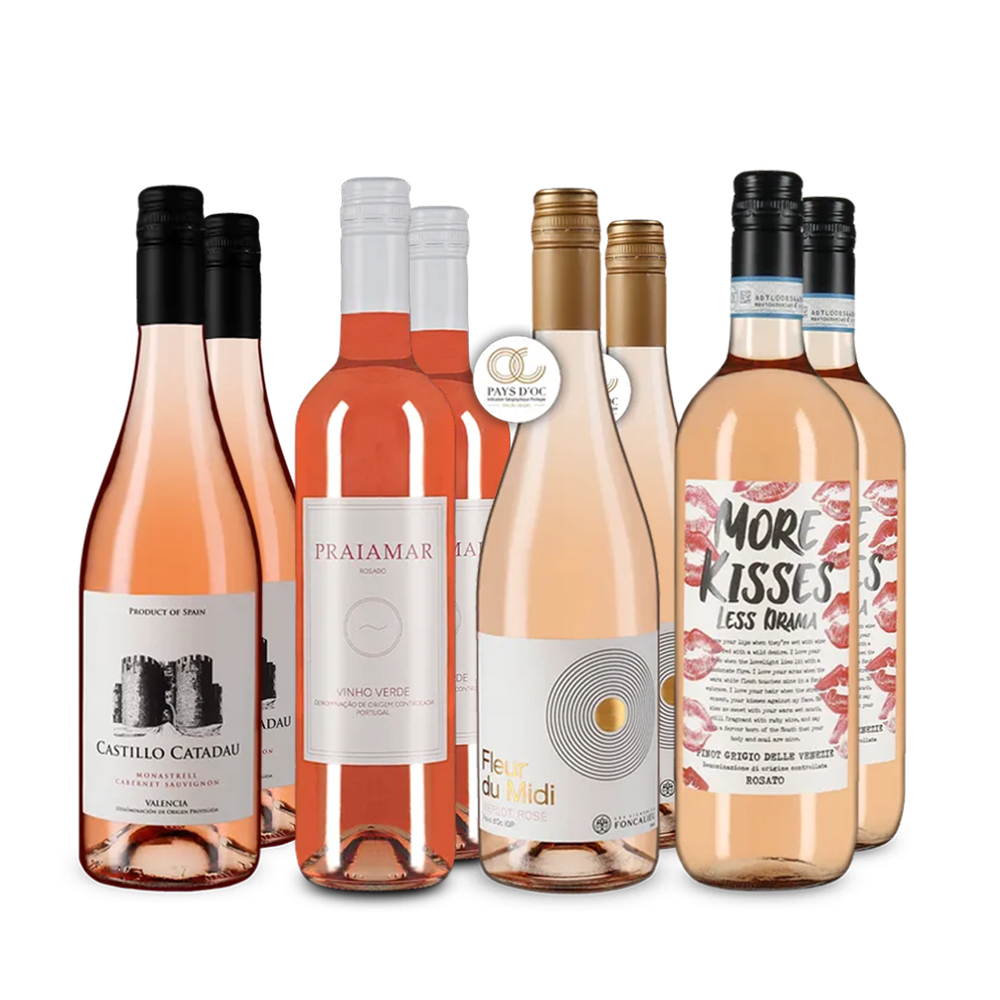 Südeuropäische Rosé-Stars im 4x2-Paket – Gold