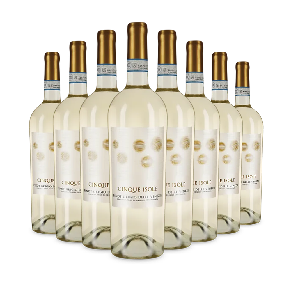 8 Flaschen Pinot Grigio delle Venezie 2024 – Gold