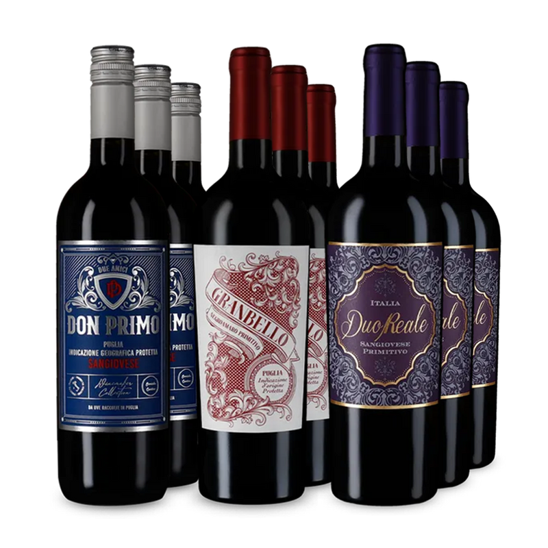 Apulische Rosso-Hits im 3x3-Paket – Gold