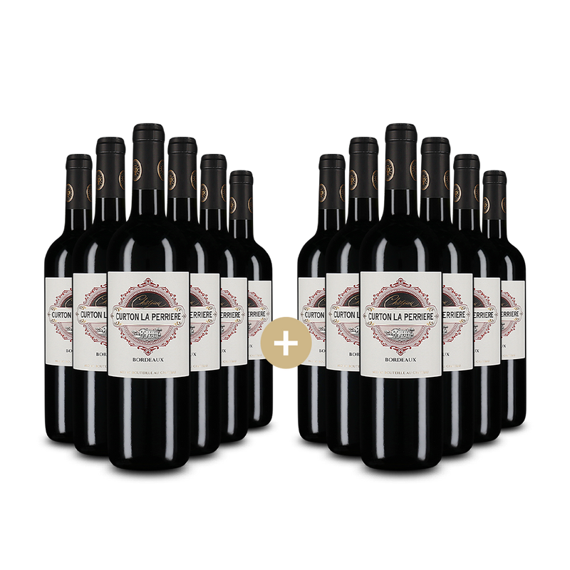 6+6 Flaschen Bordeaux 2020 – Gold
