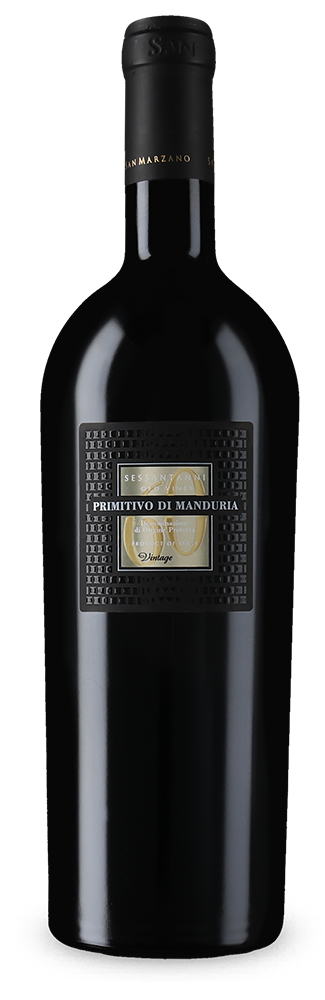 Cantine San Marzano Sessantanni Primitivo di Manduria 2020 – Gold