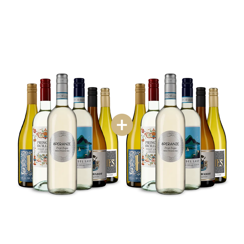 6+6 Flaschen: Pinot Grigio & Grauburgunder – Gold