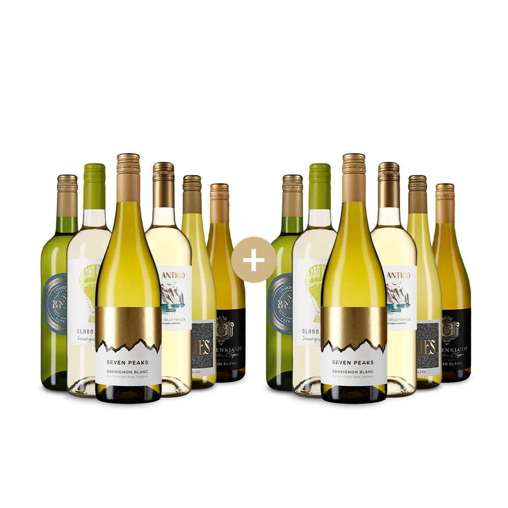 6+6 Flaschen: Internationale Weißwein-Hits – Gold