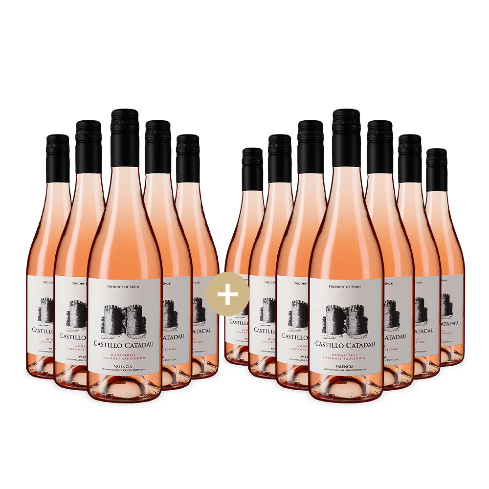 5+7 Flaschen Castillo Catadau Rosado 2024 – Gold