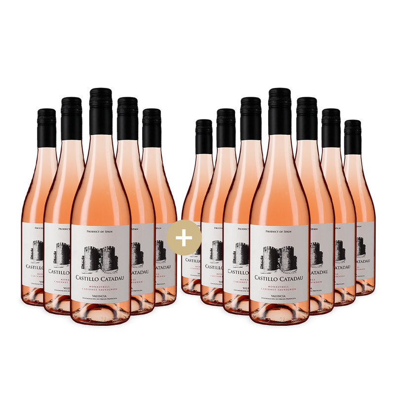 5+7 Flaschen Castillo Catadau Rosado 2024 – Gold