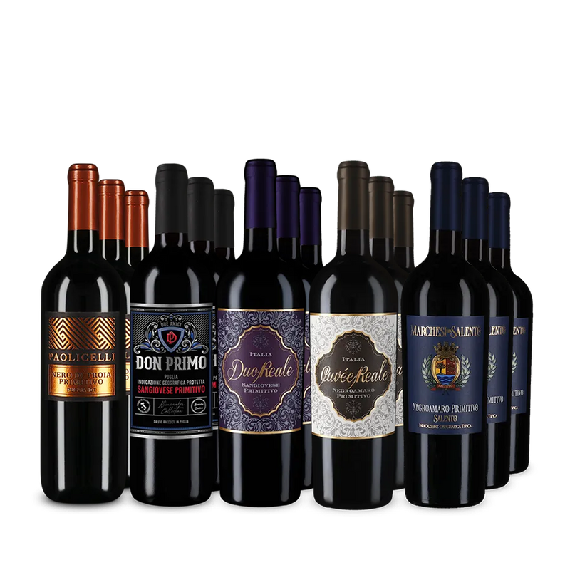 Primitivo XXL: Gold-prämierte Stars im 5x3-Paket – Gold