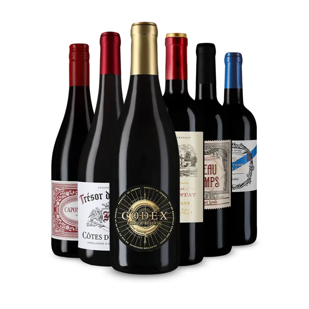 Französische Rotwein-Stars im 6er-Paket – Gold