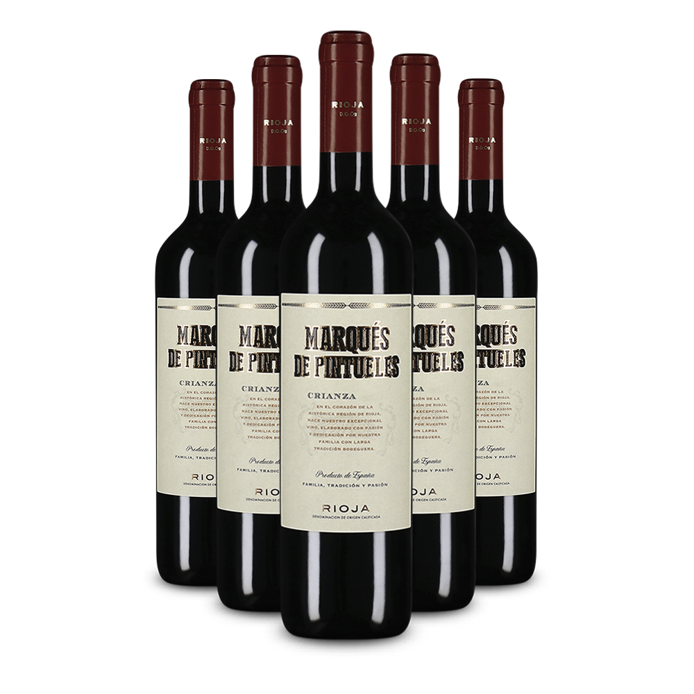 5 Flaschen Crianza 2020 – Gold